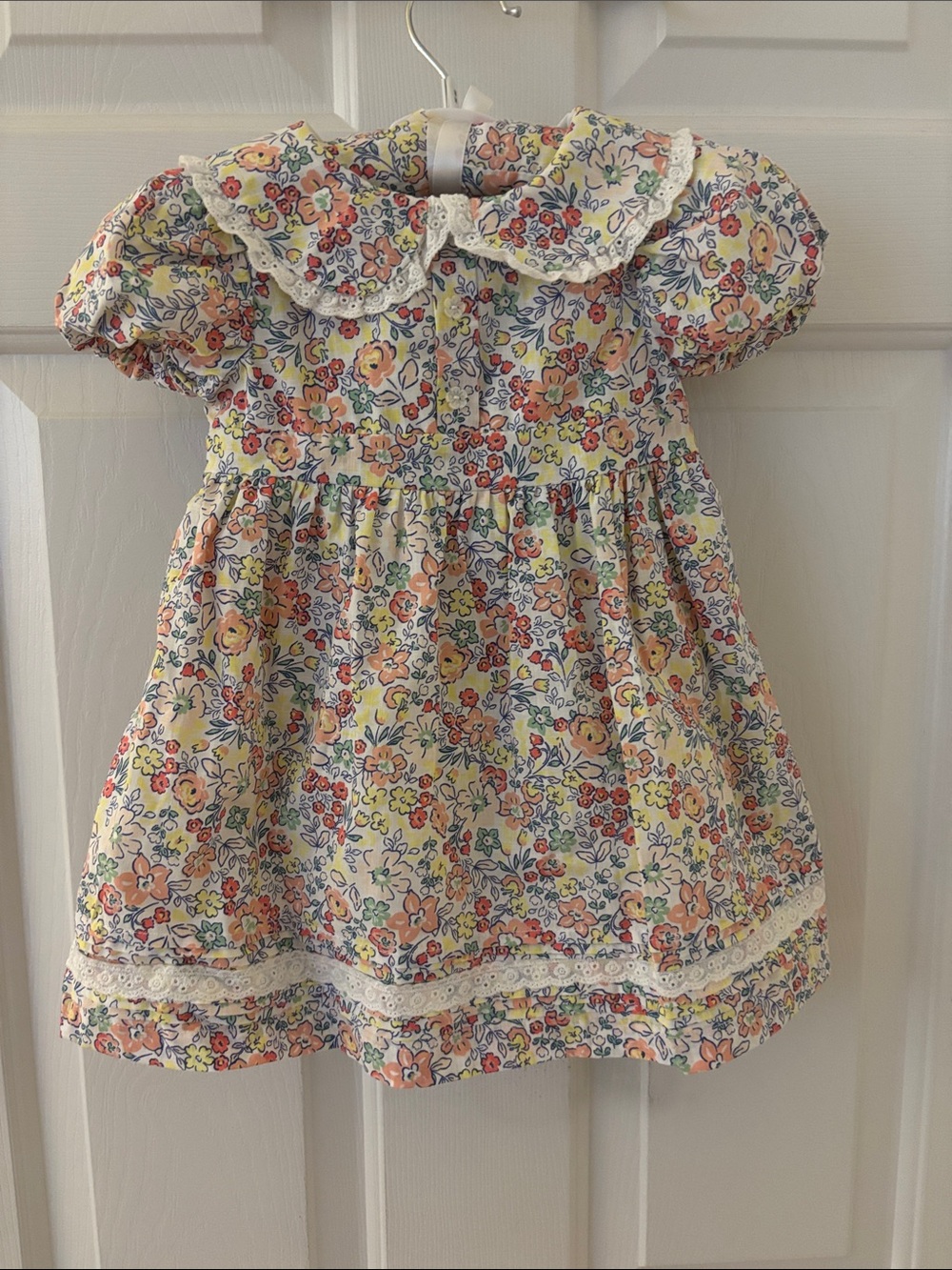 Catherine Malandrino Floral Cotton Dress - Pastel Multi with matching bloomer